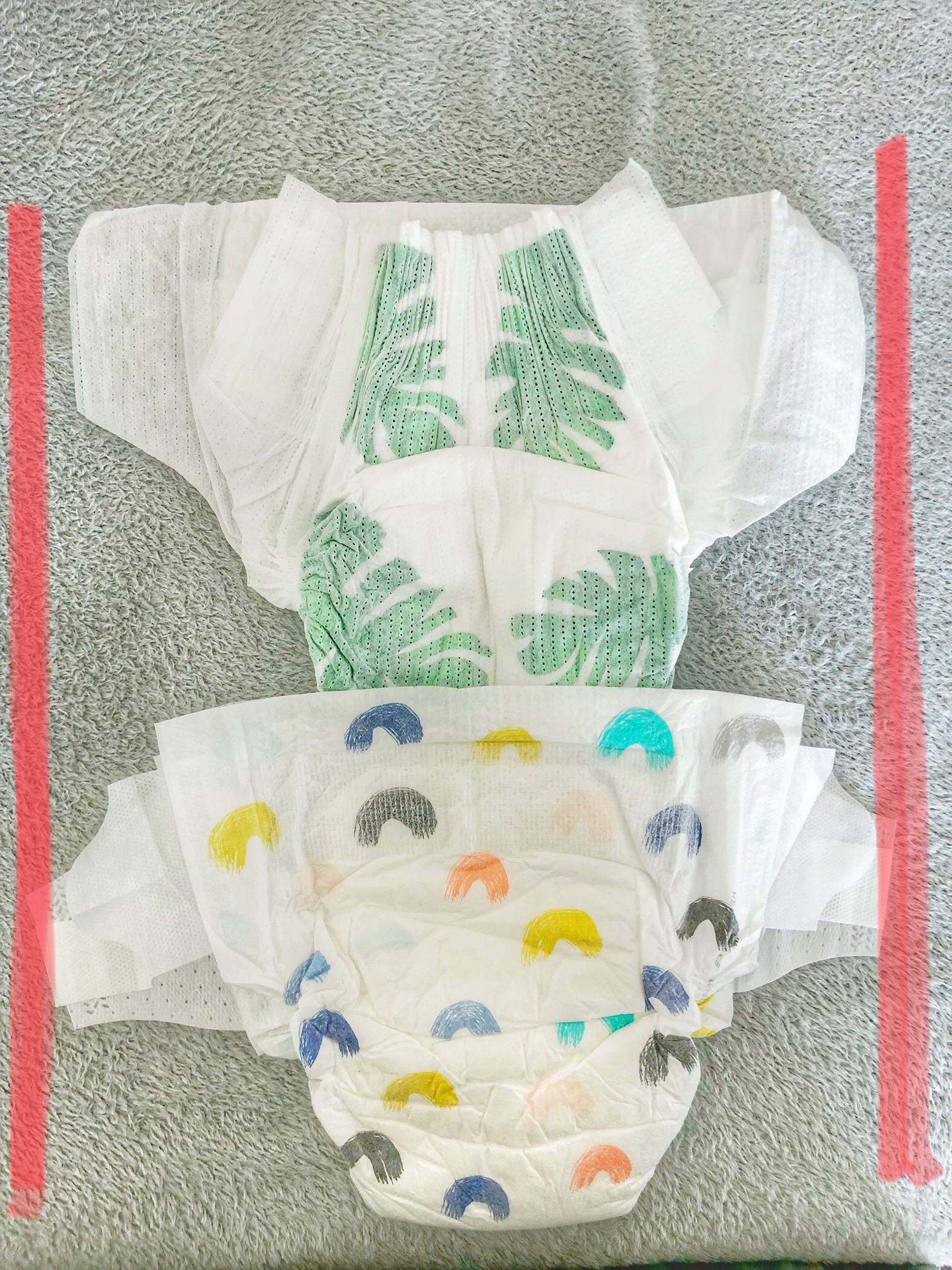 Diapers: Aden + Anais, Honest Company, Parasol Co