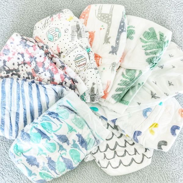 Diapers: Aden + Anais, Honest Company, Parasol Co